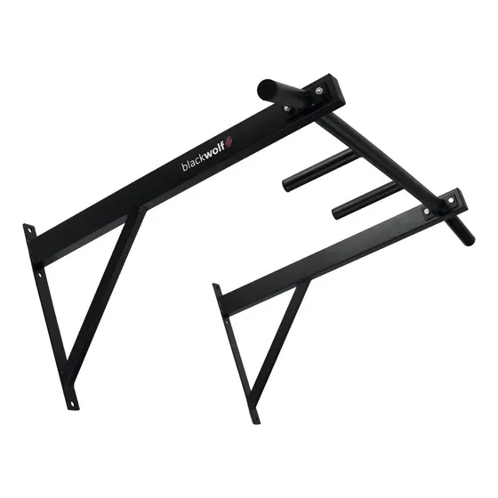 Blackwolf Barra Fixa Pegada Neutra 65cm Com Parafusos Passantes Cor Preto