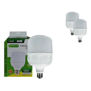 Foco Led Ahorrador 48w Potente Interior Hogar E27 2 Piezas Foco Led Ahorrador 48w Potente Interior Hogar E27 2 Piezas