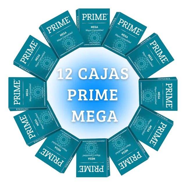 Preserv. Prime Mega!! 12x3u (36u) Envio Discreto!!