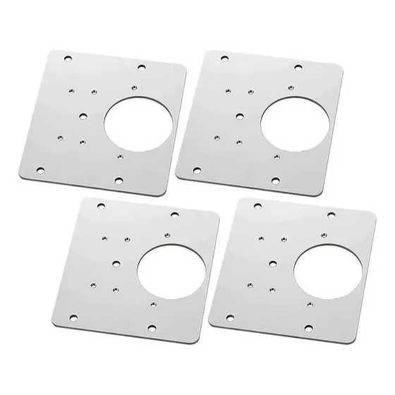 Kit 4: reparación de placas de acero inoxidable, reparación de bisagras de gabinetes