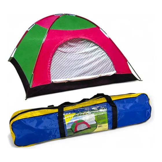 Carpa Para 4 Personas Impermeable Con Mosquitero