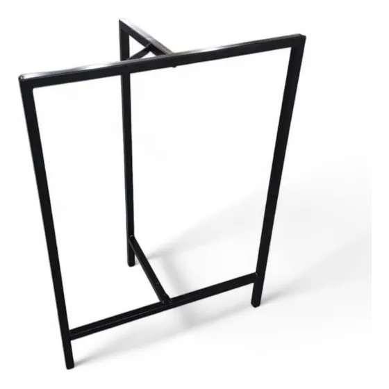 Caballete Para Mesas Metalico De Tres Patas Plegable 2 Unid.