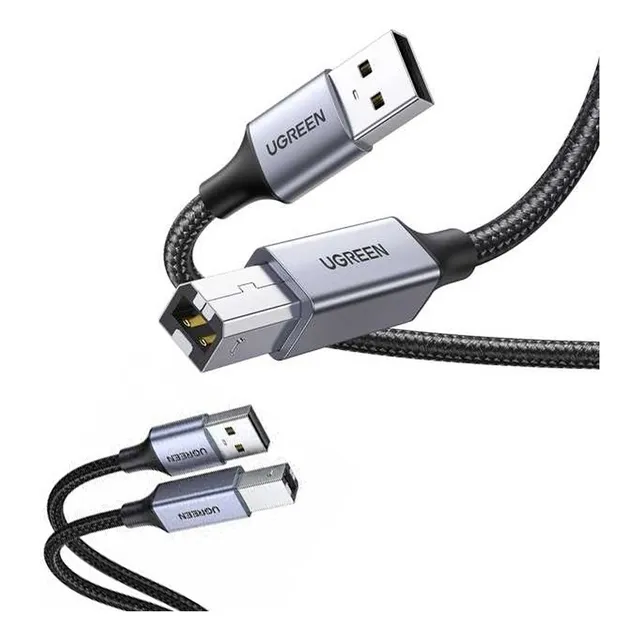 Usb 2.0 Nylon (2m) Reforzado Printer Dj Usb-b Pc Premium