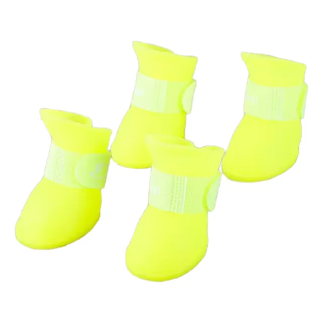 Botitas De Perro X4 Xl O Xxl Botas De Lluvia Silicona Zapato