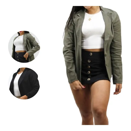 Blazer Americano Marca Dazztipo Casual