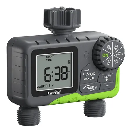 Programador Riego Automatico Controlador Digital 2 Zonas