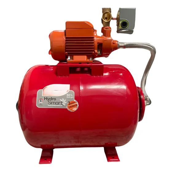 Hidroneumatico Bomba Y Tanque Evans 1/2 Hp Horizontal 50lts