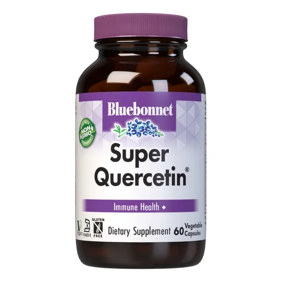 Suplemento Bluebonnet Super Quercetin Con Vitamina C 60 Cáps