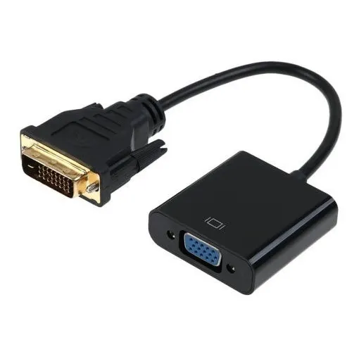 1080p Dvi-d 24 + 1 Pines Macho A Vga 15pin Cable Activo Hemb