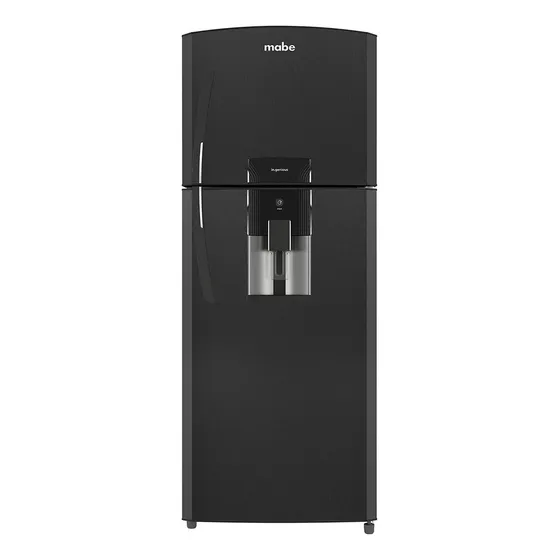 Refrigeradora No Frost Mabe 400 Litros Brutos Black Steel Negra Rmp405fjpc