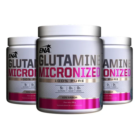 Glutamina Pura 450 Gramos Ena Ideal Recupero Post Entrenos