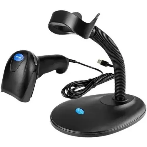Lector Código De Barra Tipo Pistola Con Base Modelo Netum F5
