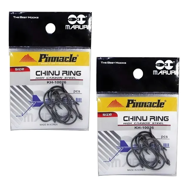 02 Cartela De Anzol Chinu Blacknickel Maruri - N2