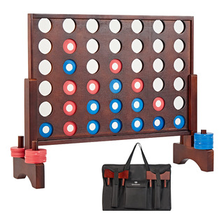 Juego De Conecta 4 Gigante De Madera Speedarmis - Divertido Juego De Conecta 4 Gigante De Madera Speedarmis - Divertido