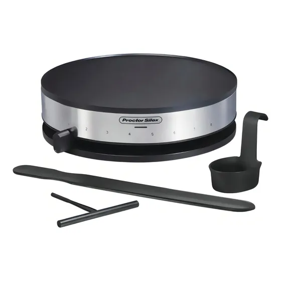 Crepera Proctor Silex 13 8 Niveles De Calor 38400 Color Negro