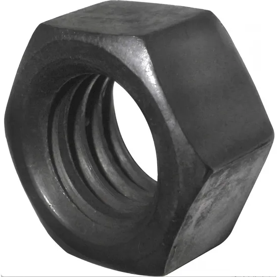 Tuerca Hexagonal 1/4 Acero G2 Negro - Caja 100u