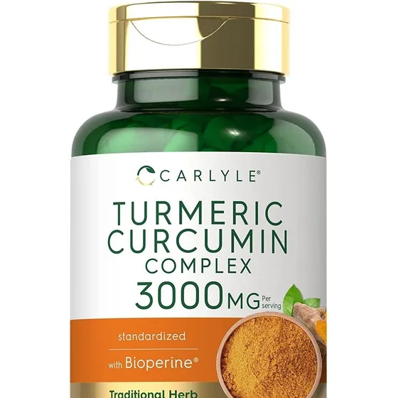 Carlyle Turmeric Curcumin Con Bioperine 3000mg X 90 Caps Usa