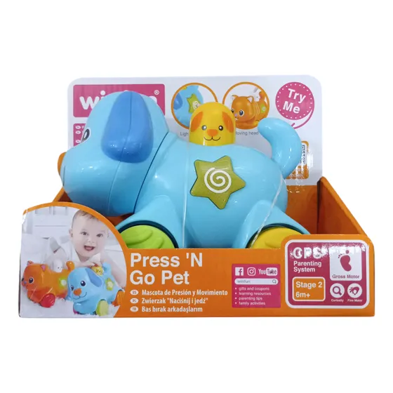 Mascota De Presión Y Movimiento Con Musica Interactiva Bebes