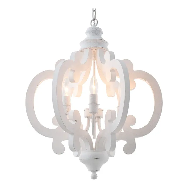 Elyccupa Candelabro Casa Campo 6 Luz Vela Color Blanco Para