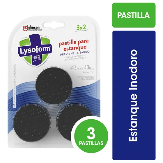 Lysoform Pastilla Para Estanque Inodoro 3 Un
