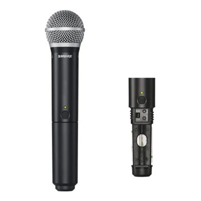 Transmisor Micrófono Vocal Shure Blx2/pg58 De Mano Serie Blx