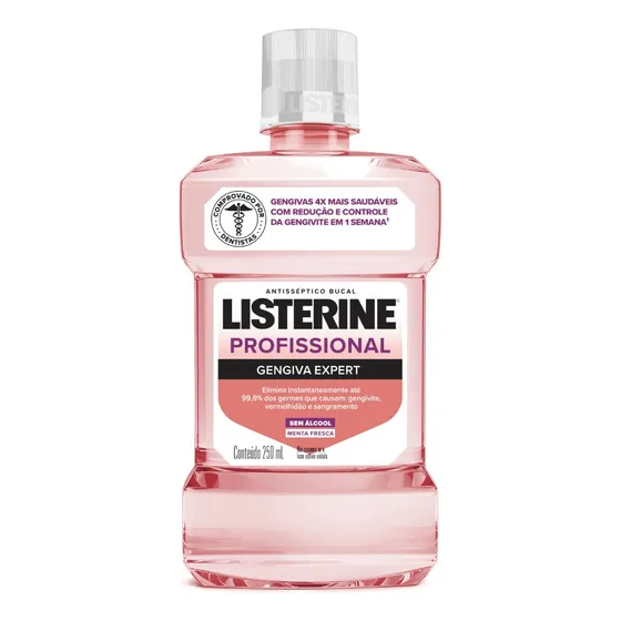 Antisséptico Bucal Listerine Profissional Gengiva Expert 250ml