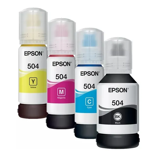 Combo De Tinta Epson,t504120-al,t504220-al,t504320-al,t50442 Tinta Negro / Cian / Amarillo / Magenta