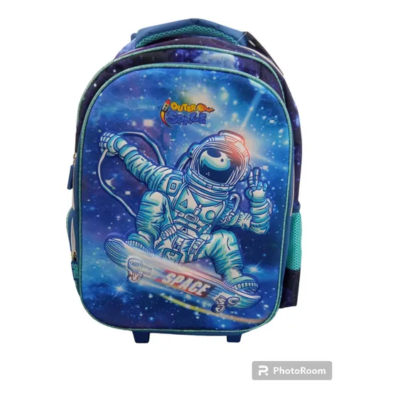 Mochila Astronauta Con Ruedas Para Niños #mb