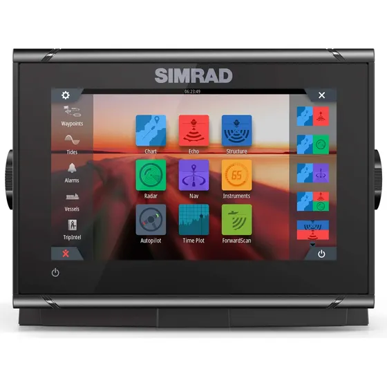 Plotter Cartográfico Simrad Go9 Xse Com Imagem Ativa Trans 3