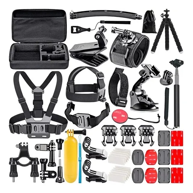 Kit De Accesorios 50 En 1 Para Camaras Deportivas Gopro