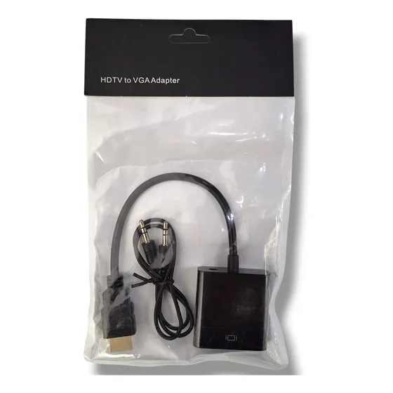 Convertidor Hdmi Vga Con Audio