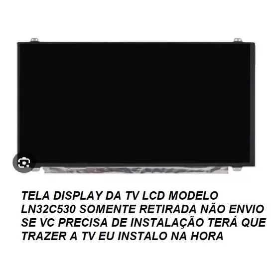 Tela Display Da Tv Lcd Modelo Ln32c530 Funcionando