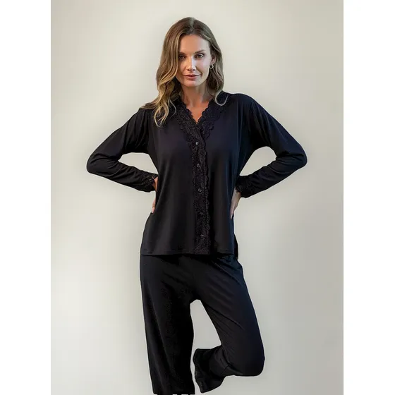 Pijama Invierno Mujer Modal Abrigado Bianca Secreta 25538