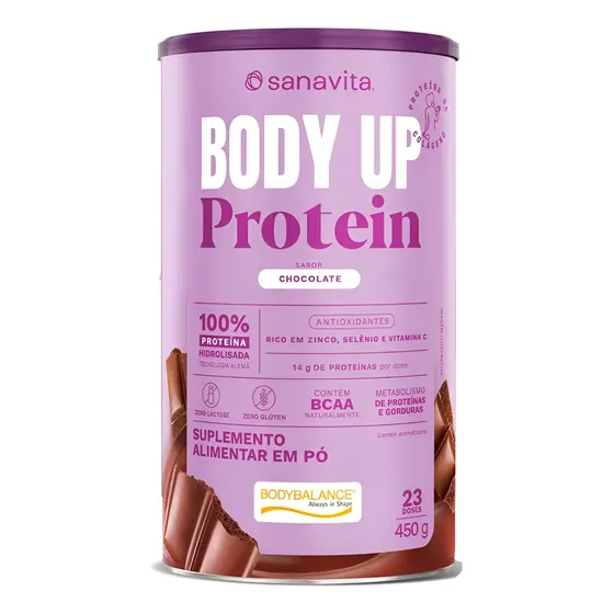 Body Up Colágeno Bodybalance - Chocolate  (450g)  Sanavita