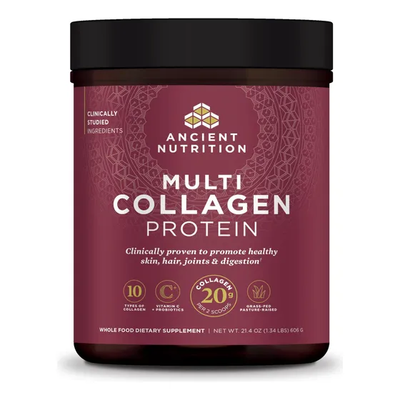 Colágeno En Polvo Protein Ancient Nutrition 630 Ml 60 Porcio
