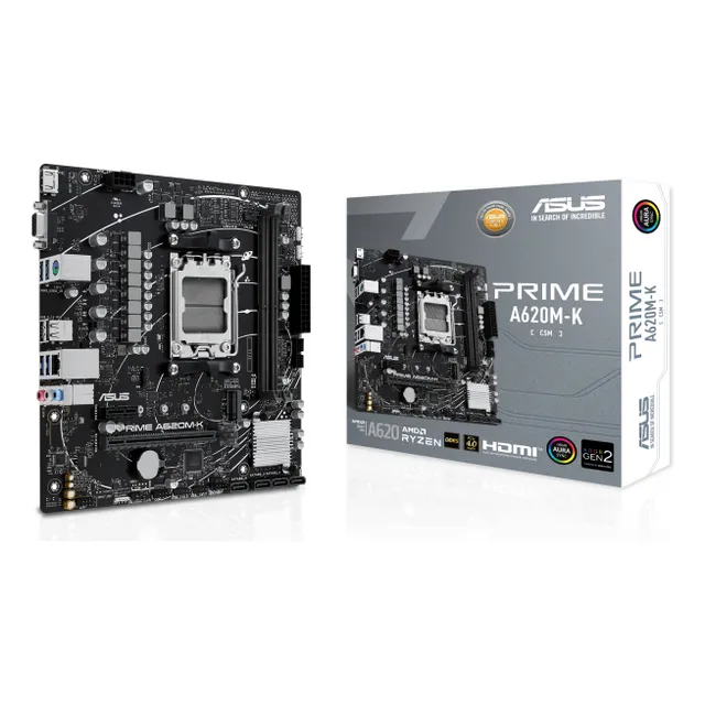 Tarjeta Madre Asus Prime A620m-k Csm Am5 Box New Gamer
