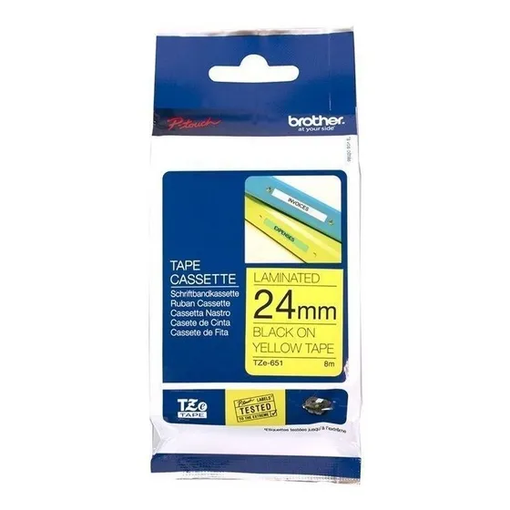 Cinta Rotuladora Brother Tze 651 Original Districomp
