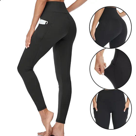 Leggins Deportivos Para Dama Con Bolsa Celular Mallas Gym
