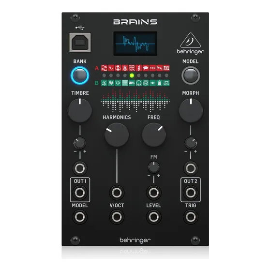 Módulo Eurorack Oscilador Multimotor Behringer Brains