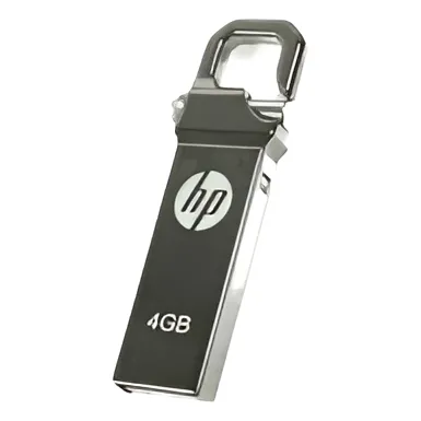 Pendrive Hp Flash Drive V250w 4gb Usb 2.0 Metal