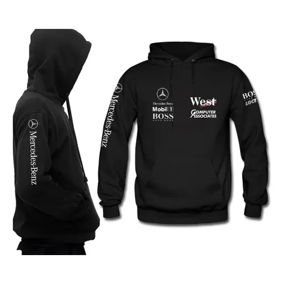 Sueter Mercedes Benz F 1 Racing Carros Autos Algodón Unisex
