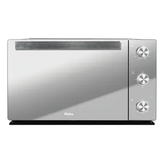 Forno De Bancada Pfe50pe Elétrico Full Glass 50l Cor Preto Philco 220v Forno De Bancada Pfe50pe Elétrico Full Glass 50l Cor Preto Philco 220v