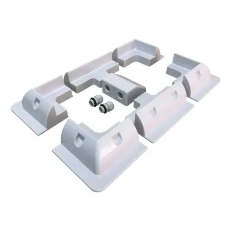Kit Soporte Trisol Panel Solar Casa Rodante Blanco