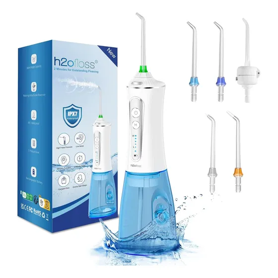 H2ofloss Inalmbrico Hilo Dental Dental, Irrigador Oral Portt