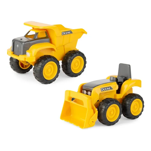 Juguete Tractor Excavador Y Camión Volquete Niños 18 Meses+