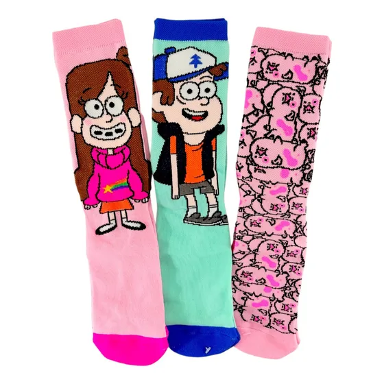 Calcetas Gravity Falls Mabel, Dipper, Waddles