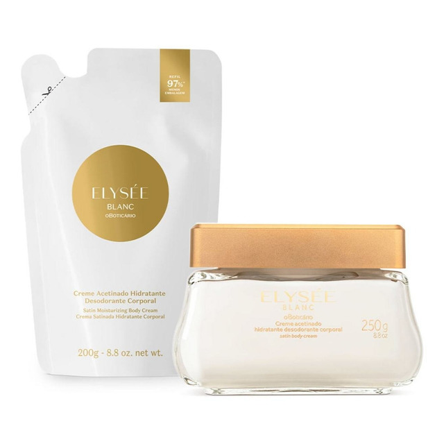 Kit O Boticário Elysée Blanc Creme Hidratante + Refil Kit O Boticário Elysée Blanc Creme Hidratante + Refil