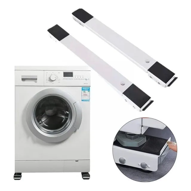 Soporte Para Refrigerador Lavadora Base Ajustable Con Ruedas