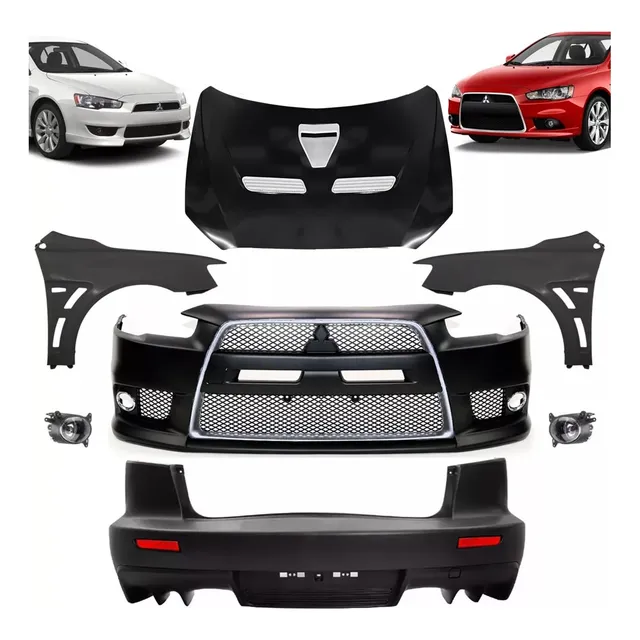 Body Kit Completo Lancer Evolution X Para Hl Hle Gt 2010 19