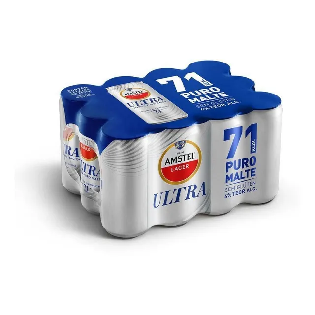 Cerveja Amstel Ultra 269ml Com 12 Unidades